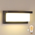 Brilagi - LED Stmievateľné vonkajšie nástenné svietidlo BRICKY 1xE27/6W/230V 2700-6500K IP54 antracit