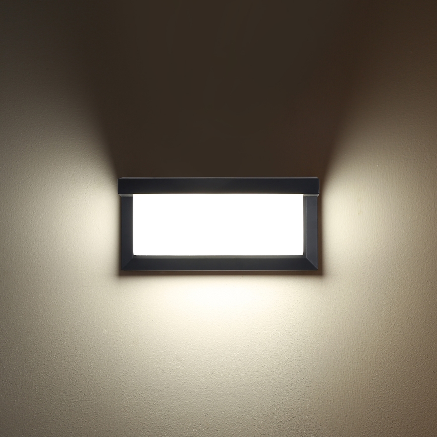Brilagi - LED Stmievateľné vonkajšie nástenné svietidlo BRICKY 1xE27/6W/230V 2700-6500K IP54 antracit