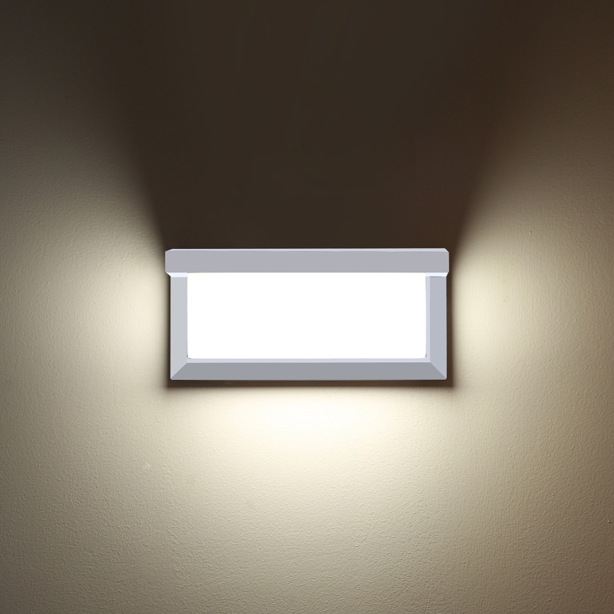 Brilagi - LED stmievateľné vonkajšie nástenné svietidlo BRICKY 1xE27/6W/230V 2700-6500K IP54 biela