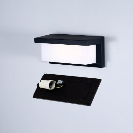 Brilagi - LED stmievateľné vonkajšie nástenné svietidlo BRICKY 1xE27/6W/230V 2700-6500K IP54 čierna