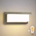 Brilagi - LED Stmievateľné vonkajšie nástenné svietidlo BRICKY 1xE27/6W/230V 2700-6500K IP54 sivá