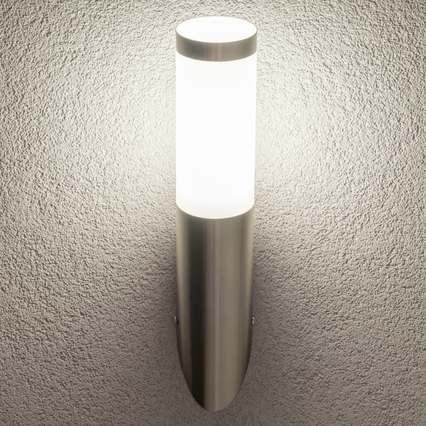 BRILAGI - LED stmievateľné vonkajšie nástenné svietidlo ELIA 1xE27/6W/230V 2700-6500K IP44 matný chróm