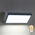 Brilagi - LED stmievateľné vonkajšie nástenné svietidlo TRIANGLE 1xE27/6W/230V 2700-6500K IP65 antracitové