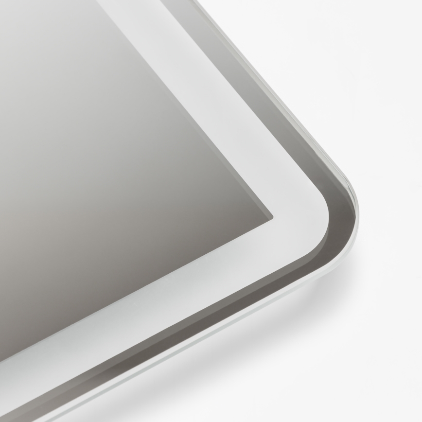 Brilagi - Stmievateľné LED kúpeľňové vyhrievané zrkadlo s podsvietením BELLA LED/19W/230V 60x90 cm 3000/4000/6500K IP44 CRI 90