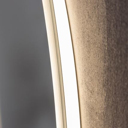 Brilagi - LED kúpeľňové vyhrievané zrkadlo CLARA ECO LED/12W/230V, pr. 60 cm, IP44, CRI 90, stmievateľné + CCT