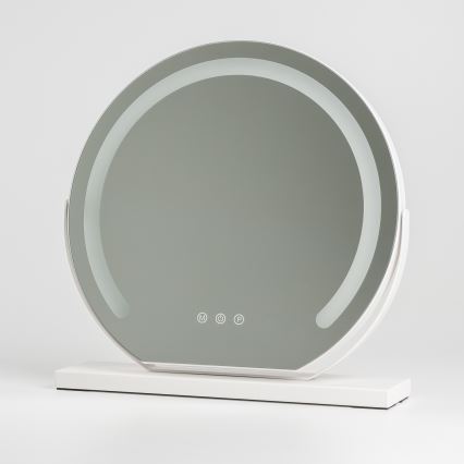 BRILAGI - LED stmievateľné make-upové zrkadlo CALIFORNIA LED/14W/230V 3000/4000/6500K 44x40 cm biela