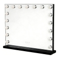Brilagi - LED stmievateľné zrkadlo na líčenie HOLLYWOOD LED/15W/230V 3000/4000/6500K 60x50 cm čierna