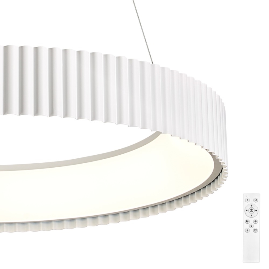 Brilagi - LED stmievateľný luster na lane FALCON MODERN LED/54W/230V pr. 60 cm biela + diaľkové ovládanie