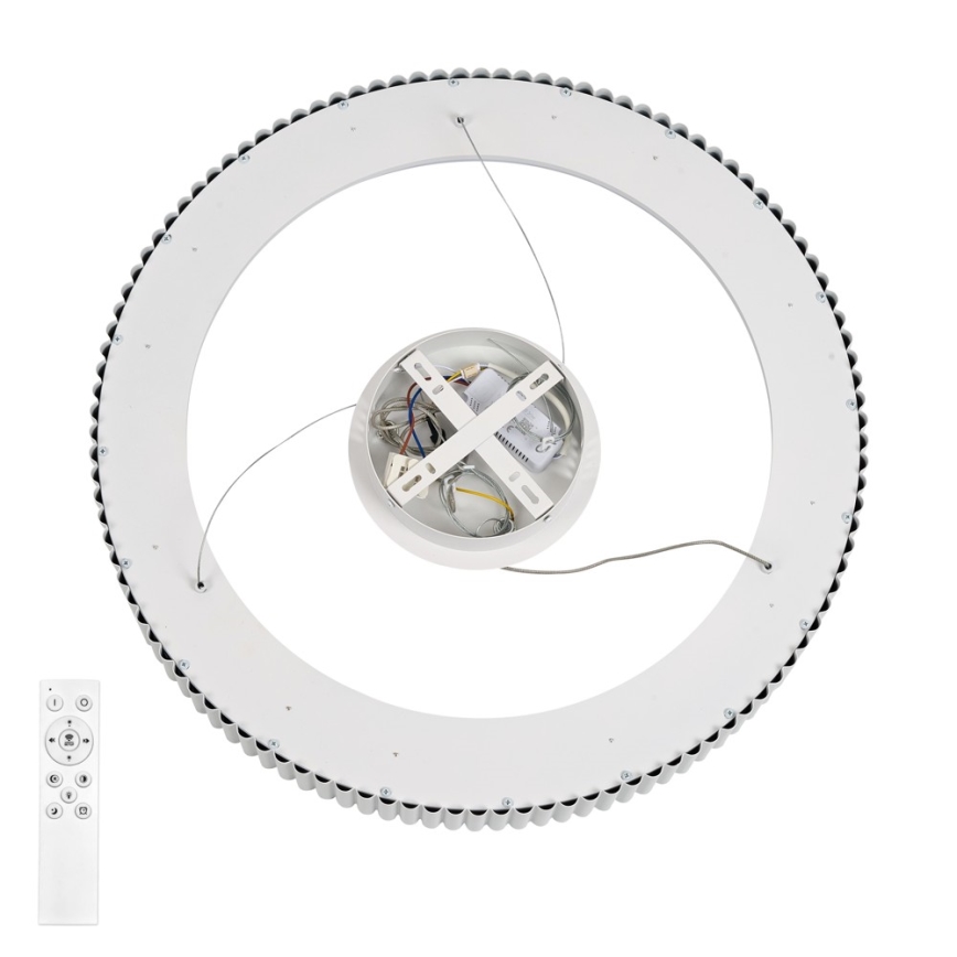 Brilagi - LED stmievateľný luster na lane FALCON MODERN LED/54W/230V pr. 60 cm biela + diaľkové ovládanie