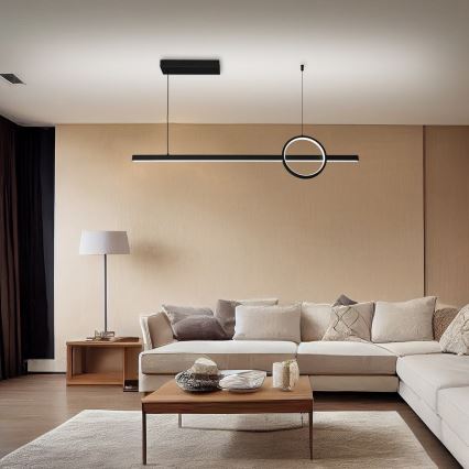 Brilagi - LED stmievačná luster na lane NIVIO LED/20W/230V 3000/4000/6000K + diaľkové ovládanie