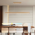Brilagi - LED stmievateľný luster na lane OAK SMART LED/30W/230V Wi‑Fi Tuya, dub + diaľkové ovládanie