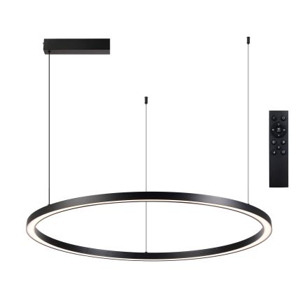Brilagi - LED stmievateľný luster na lanku PORTOFINO LED/98W/230V 3000-6000K čierna + diaľkové ovládanie