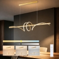 BRILAGI - LED stmievateľný luster na lane SIGNATURE LED/50W/230V 3000-6000K 120 cm zlatý + diaľkové ovládanie