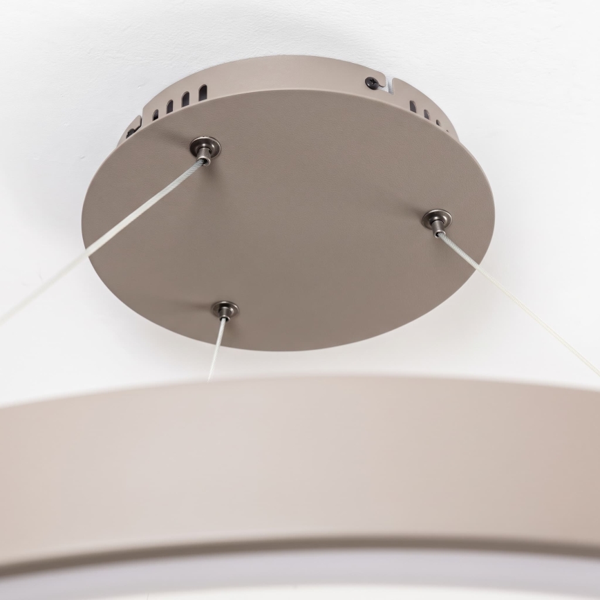 BRILAGI - LED stmievateľný luster na lanku FALCON II LED/108W/230V 3000-6500K pr. 80 cm béžový + diaľkové ovládanie