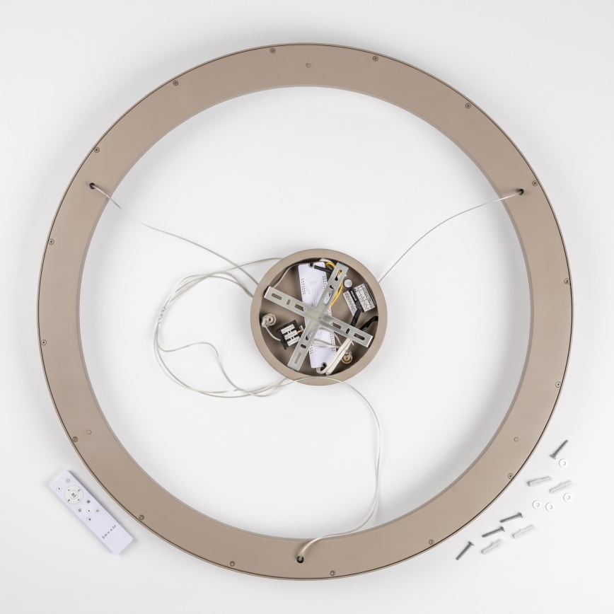 BRILAGI - LED stmievateľný luster na lanku FALCON II LED/108W/230V 3000-6500K pr. 80 cm béžový + diaľkové ovládanie
