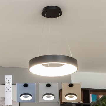 Brilagi - LED stmievateľný luster na lankách FALCON II LED/67W/230V 3000-6500K pr. 40 cm čierna + diaľkové ovládanie