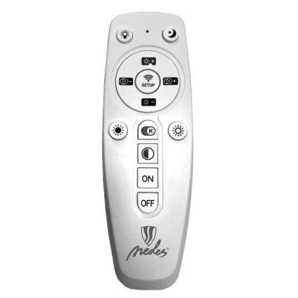 Brilagi - LED Stmievateľný luster na lanku CIRCLE LED/55W/230V 3000-6500K hnedá + diaľkové ovládanie