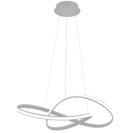 Brilagi - LED Stmievateľný luster na lanku COSMOWAVE LED/70W/230V 3000-6500K strieborná + diaľkové ovládanie