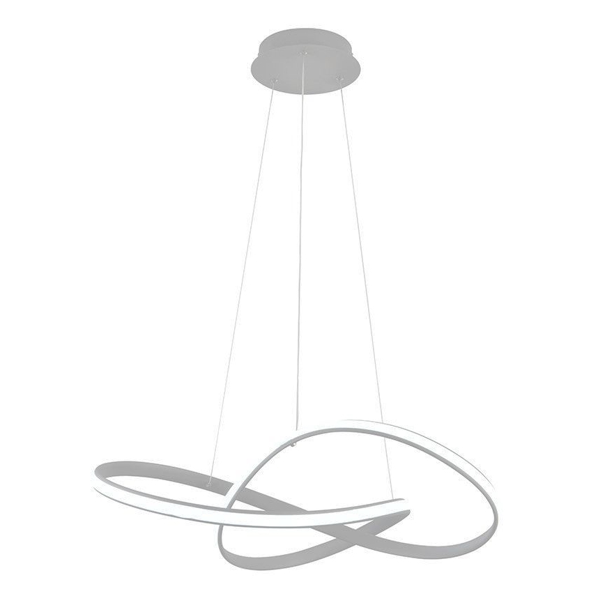 Brilagi - LED Stmievateľný luster na lanku COSMOWAVE LED/70W/230V 3000-6500K strieborná + diaľkové ovládanie