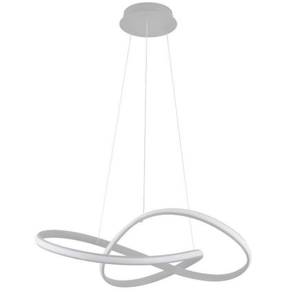 Brilagi - LED Stmievateľný luster na lanku COSMOWAVE LED/70W/230V 3000-6500K strieborná + diaľkové ovládanie