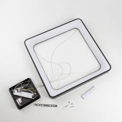 Brilagi - LED stmievateľný závesný luster na lankách FALCON II LED/125W/230V 3000-6500K 60x60 cm čierna + diaľkové ovládanie