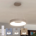 BRILAGI - LED stmievateľný luster na lanku FALCON II LED/67W/230V 3000-6500K pr. 40 cm béžová + diaľkové ovládanie