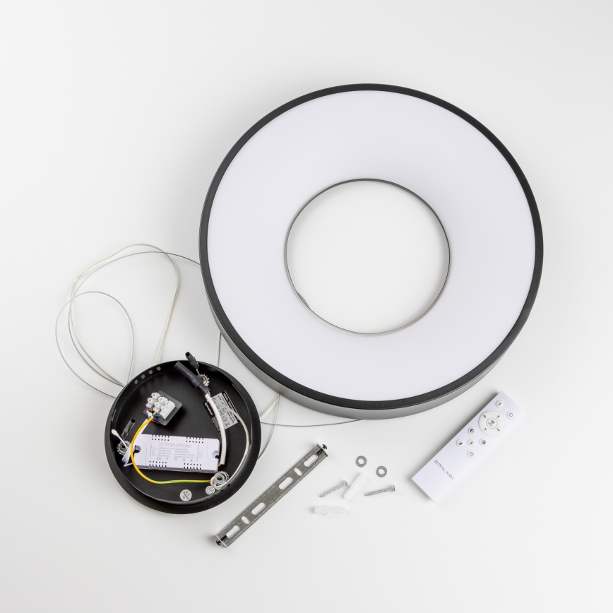 Brilagi - LED stmievateľný luster na lankách FALCON II LED/67W/230V 3000-6500K pr. 40 cm čierna + diaľkové ovládanie