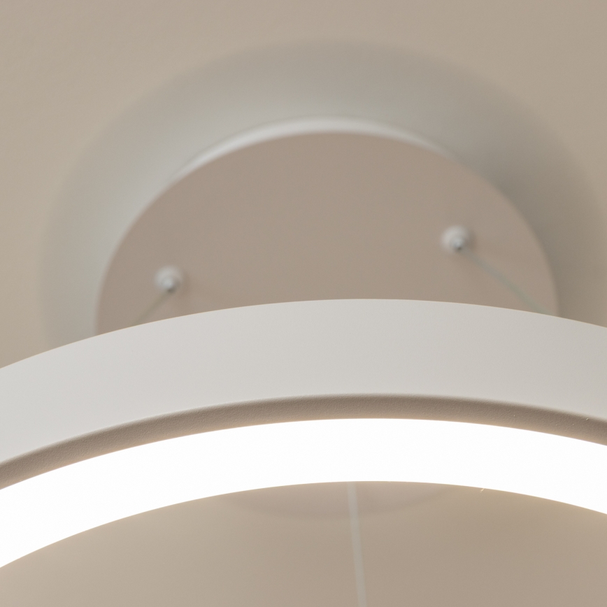 BRILAGI - LED stmievateľný luster na lankách FALCON II LED/99W/230V 3000-6500K pr. 60 cm biela + diaľkové ovládanie