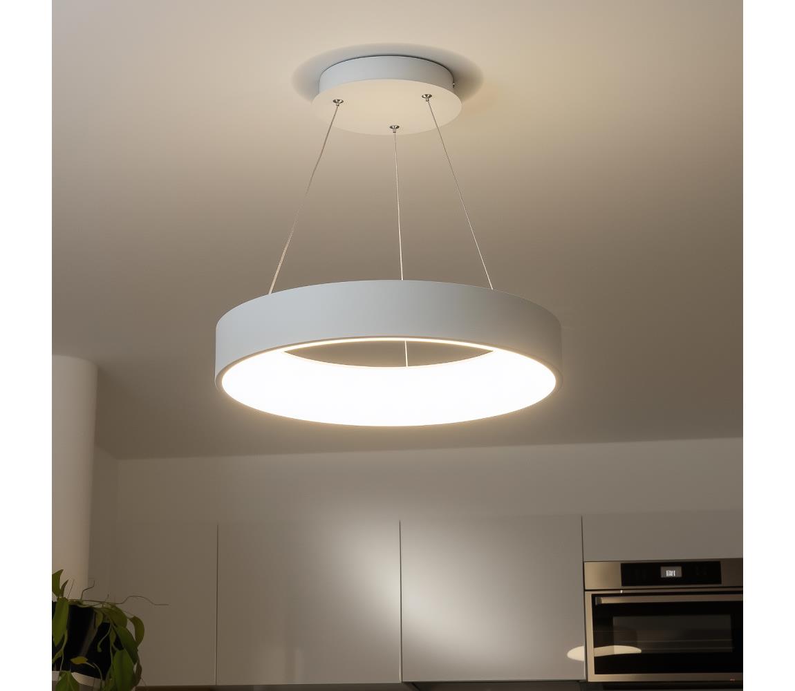 Brilagi - LED stmievateľný luster na lanku FALCON LED/80W/230V 3000-6500K + diaľkové ovládanie BRKL02R-80W/LED-BI