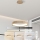 Brilagi - LED stmievateľný luster na lanku FALCON MODERN LED/30W/230V 3000-6500K 40 cm béžový + diaľkové ovládanie
