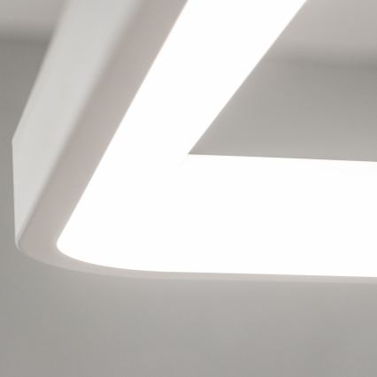 Brilagi - LED stmievateľný závesný luster na lankách FALCON SLIM LED/50W/230V 3000-6500K 50x50 cm biela + diaľkové ovládanie