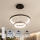 Brilagi - LED stmievateľný luster na lanku FALCON SLIM LED/68W/230V 3000-6500K pr. 50 cm čierna + diaľkové ovládanie