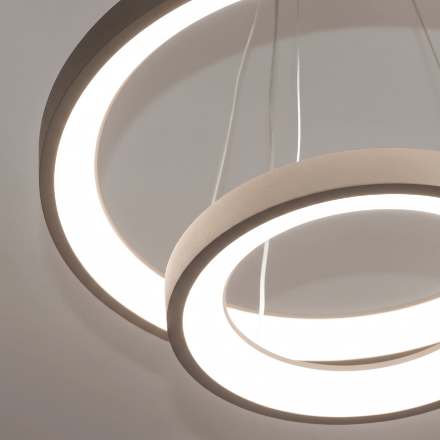BRILAGI - stmievateľný LED luster na lankách FALCON SLIM LED/68W/230V 3000-6500K pr. 50 cm béžová + diaľkové ovládanie