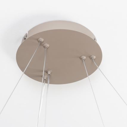 BRILAGI - stmievateľný LED luster na lankách FALCON SLIM LED/68W/230V 3000-6500K pr. 50 cm béžová + diaľkové ovládanie