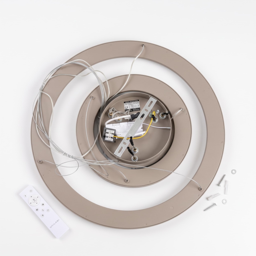 BRILAGI - stmievateľný LED luster na lankách FALCON SLIM LED/68W/230V 3000-6500K pr. 50 cm béžová + diaľkové ovládanie