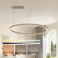 Brilagi - LED stmievateľný luster na lanku PORTOFINO LED/60W/230V 3000-6000K pr. 80 cm béžový + diaľkové ovládanie