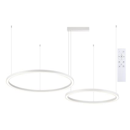 Brilagi - LED stmievateľný luster na lane PORTOFINO LED/98W/230V 3000-6000K biela + diaľkové ovládanie