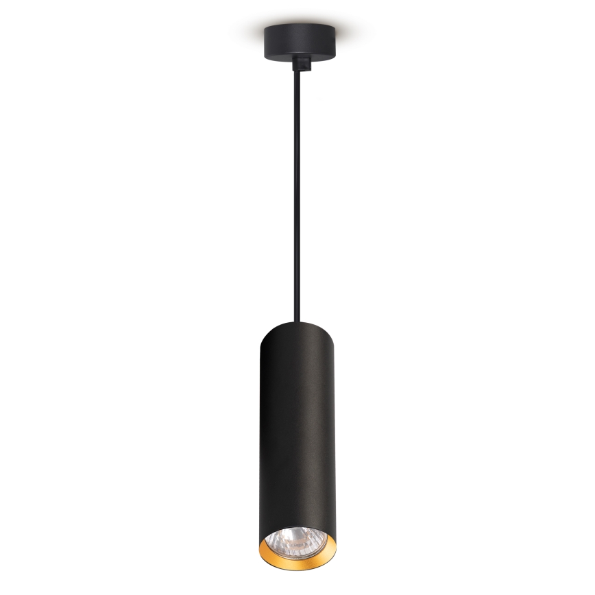 Brilagi - LED RGBW stmievateľný luster na lanku SELE 1xGU10/4,8W/230V 3000K čierna/zlatá + diaľkové ovládanie