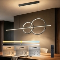 BRILAGI - LED Stmievateľný luster na lanku SIGNATURE LED/53W/230V 3000-6000K 120 cm čierna + diaľkové ovládanie