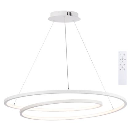 Brilagi - Stmievateľný LED luster na lanku TWISTER LED/105W/230V 3000-6000K priemer 100 cm biela + diaľkové ovládanie