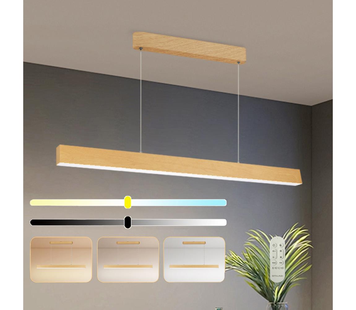 Brilagi - LED stmievateľný luster SLEEKLINE SMART LED/40W/230V Wi-Fi Tuya + diaľkový ovládač BRI361
