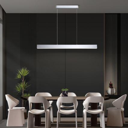 Brilagi - LED Stmievateľný luster na lanku SLEEKLINE SMART LED/40W/230V 3000-6000K Wi-Fi Tuya strieborná + diaľkové ovládanie
