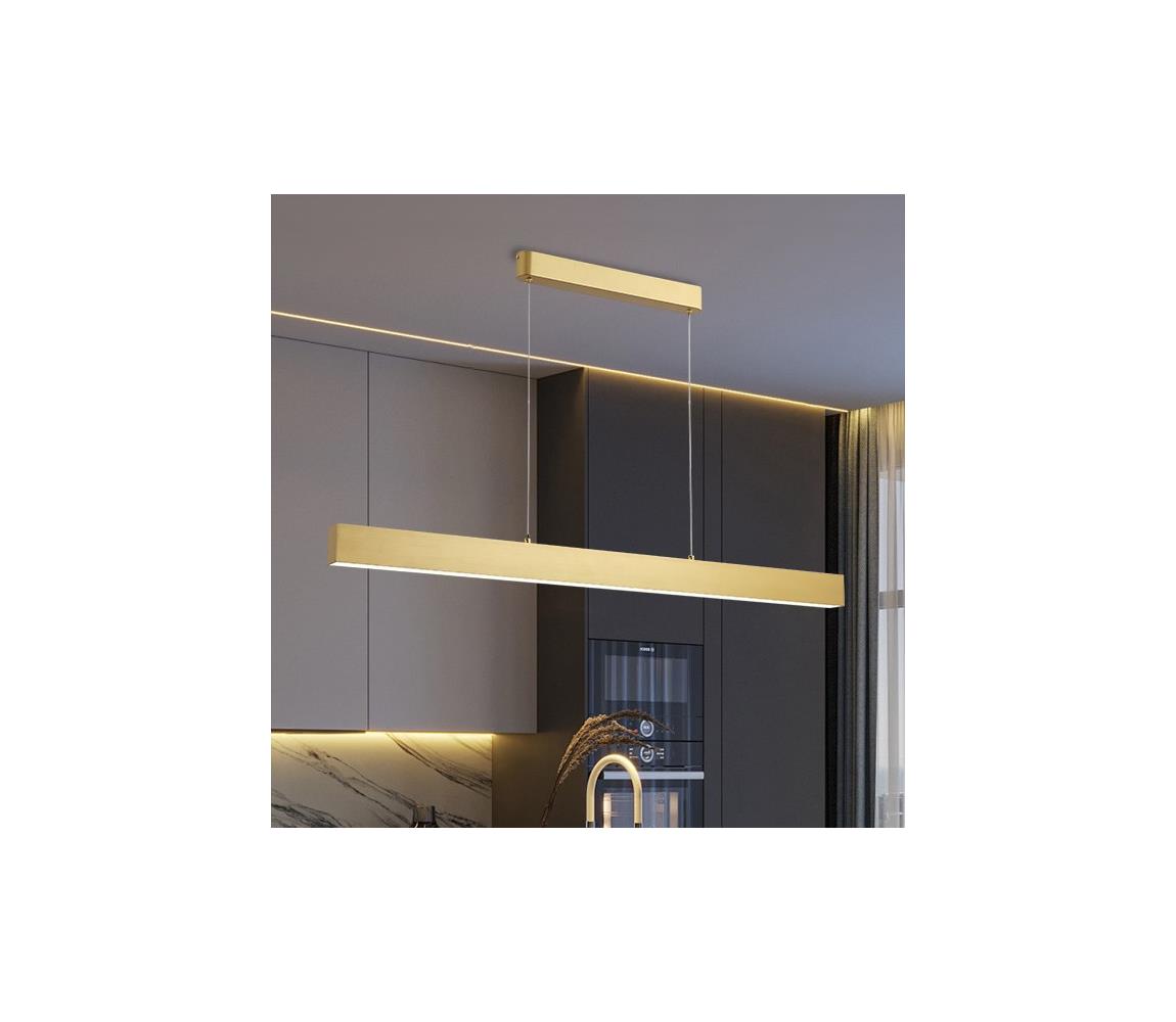 Brilagi Brilagi - LED Stmievateľný luster SLEEKLINE SMART LED/40W/230V Wi-Fi Tuya zlatá+DO 