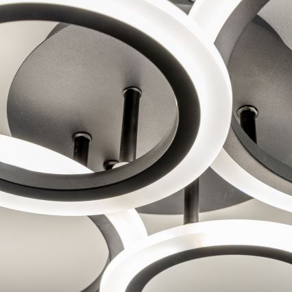 Brilagi - LED Stmievateľný prisadený luster ORBITS LED/50W/230V 3000-6500K + diaľkové ovládanie