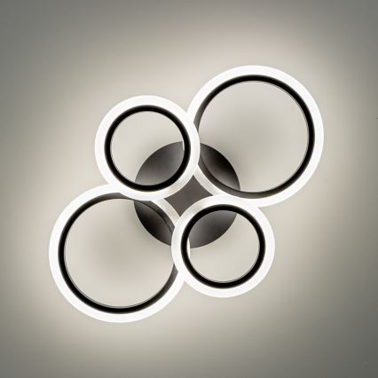 Brilagi - LED Stmievateľný prisadený luster ORBITS LED/50W/230V 3000-6500K + diaľkové ovládanie