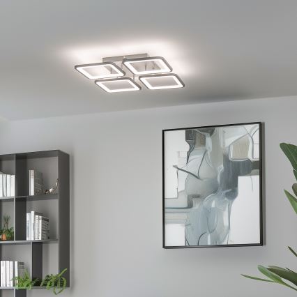 Brilagi - LED Stmievateľný prisadený luster SQUARED LED/85W/230V 3000-6500K + diaľkové ovládanie