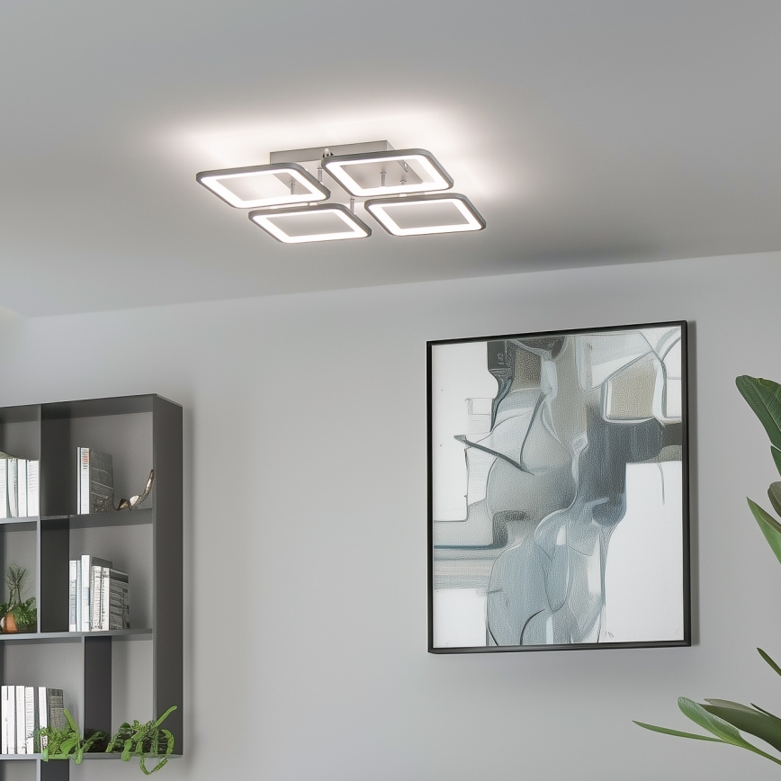 Brilagi - LED Stmievateľný prisadený luster SQUARED LED/85W/230V 3000-6500K + diaľkové ovládanie