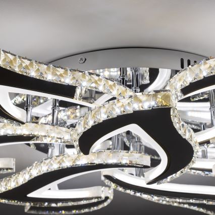Brilagi - LED Stmievateľný prisadený luster TWIST LED/180W/230V 3000-6500K + diaľkové ovládanie