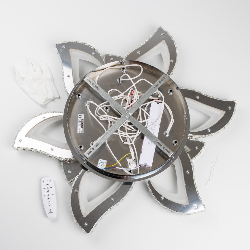 Brilagi - LED Stmievateľný prisadený luster TWIST LED/180W/230V 3000-6500K + diaľkové ovládanie