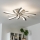 Brilagi - LED Stmievateľný prisadený luster TWIST LED/55W/230V 3000-6500K antracit + diaľkové ovládanie